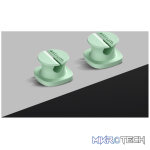 CO060 Mini Cable Organizer Clips - 4 Piece Set for Cable Management- Green - Image 5